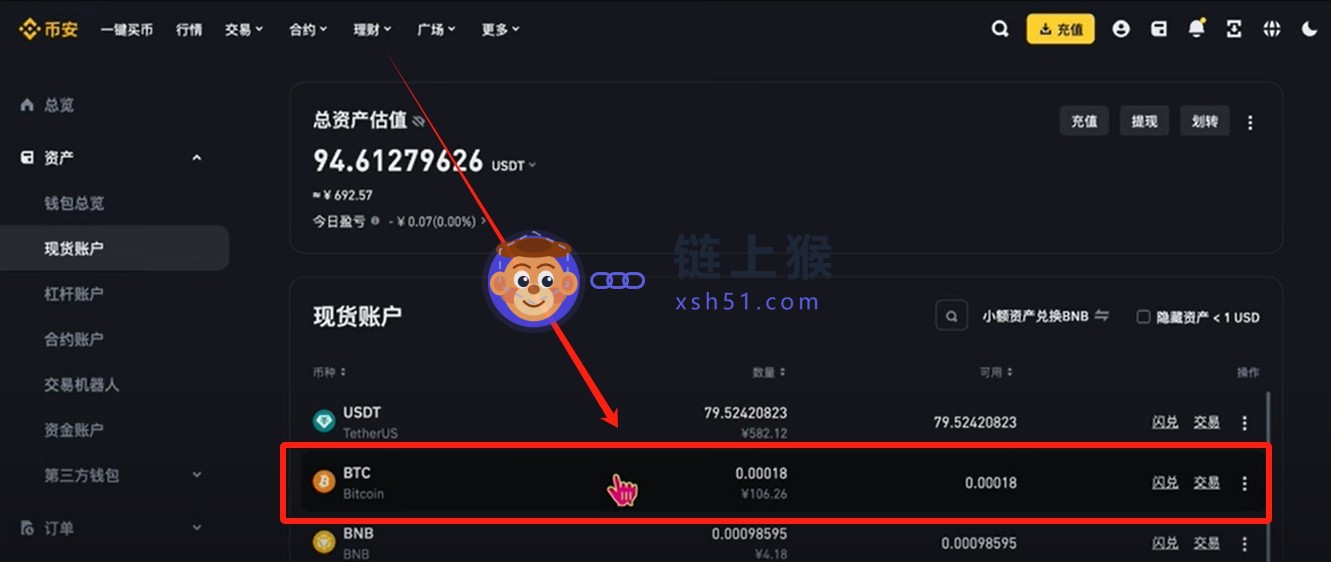 持有的比特币