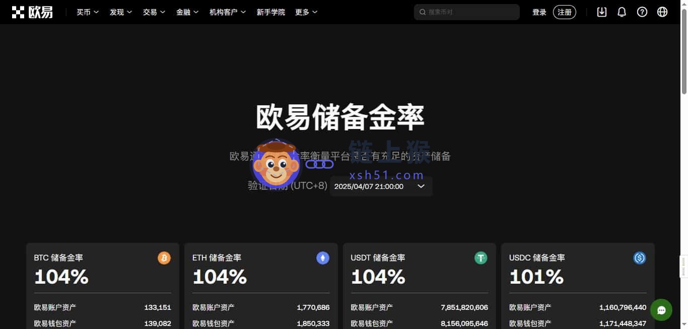 OKX储备金